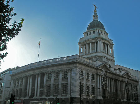 The Old Bailey in London England