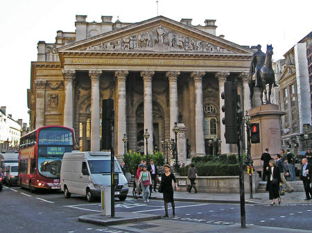 Royal Exchange in London England