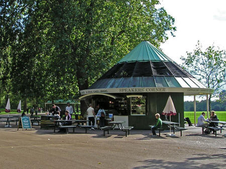 Speaker's Corner in Hyde Park, London
