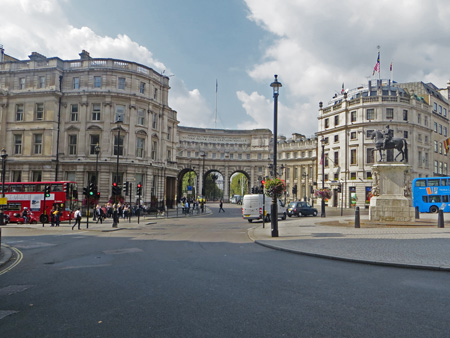 Gateway to St. James District from Trafalgar Square